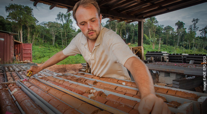 Rock Cores, French Guiana